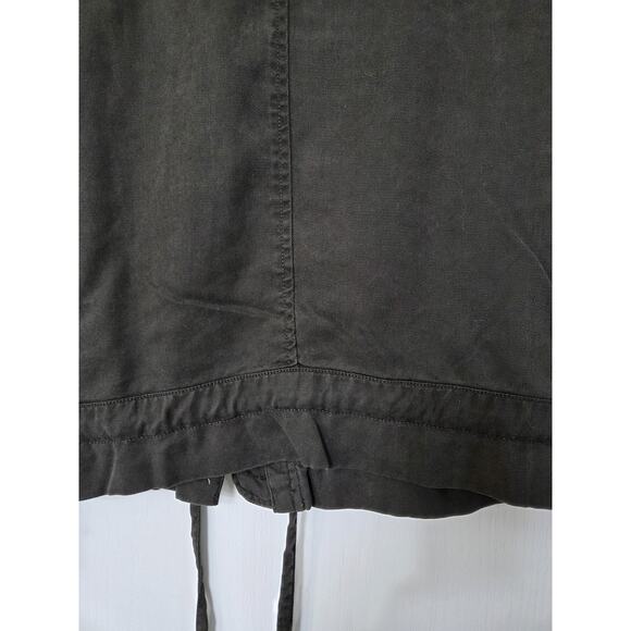 Urban Outfitters Pepita Olive Green Utility Oversized Roll Tab Zip Jacket Medium - Picture 15 of 15